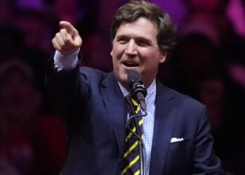 Tucker Carlson speaks at AmericaFest
