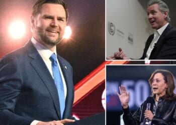 Vance swings at Newsom and Harris following 2028 endorsements at AmericaFest