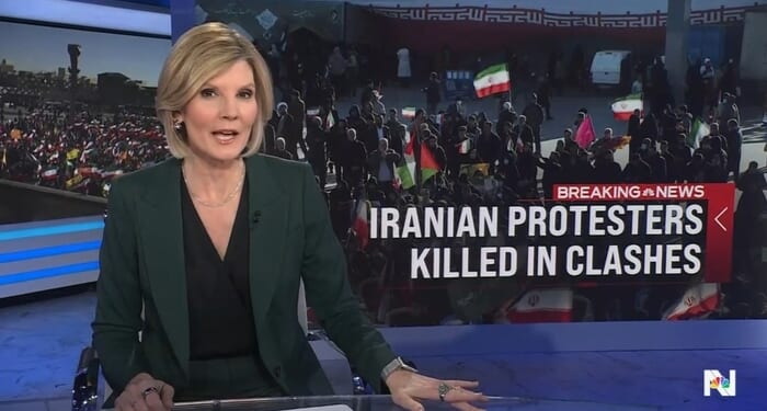 NBC Downplays Iranian Uprising as Just Economic Protests, Not Anti-Regime