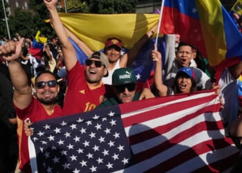Venezuelans pour into streets to celebrate Maduro's fall