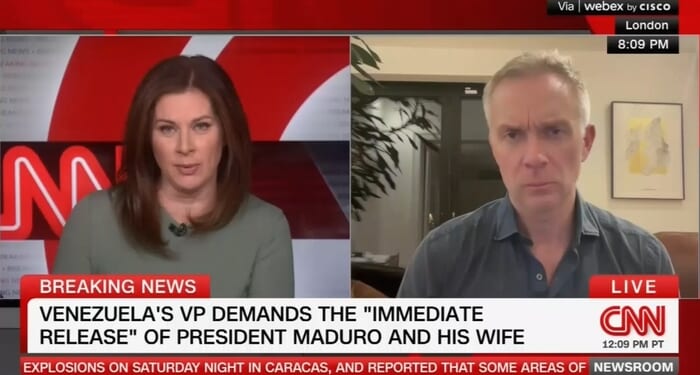 CNN Fears Maduro's Capture Will Start WWIII, Compares U.S. to Russia