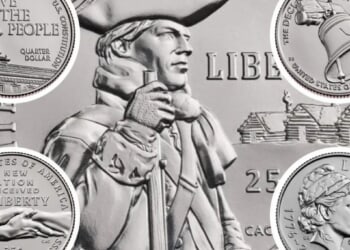 US Mint debuts new coin designs for America’s 250th anniversary