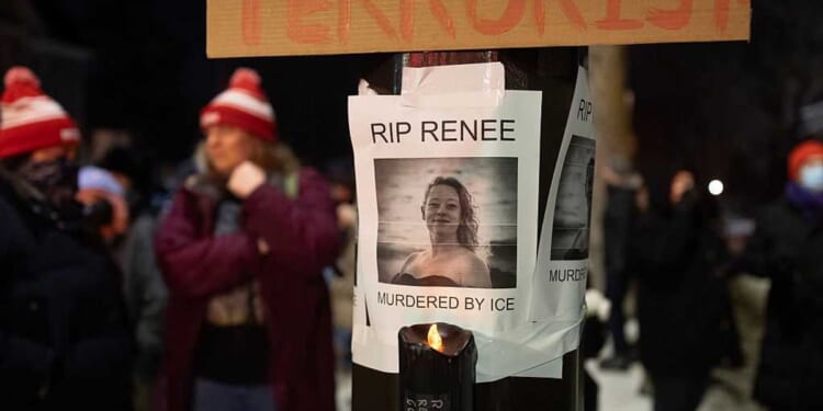 Woman who died plowing into ICE agent extolled by same liberal media that vilified Ashli Babbitt