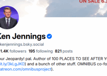 'Jeopardy' Host Ken Jennings Trashes Trump, ICE on Bluesky Bender