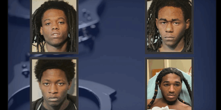 4 violent robbery suspects arrested; but when jailer opens cell to check on 1 suspect, more violence — and an escape — ensues