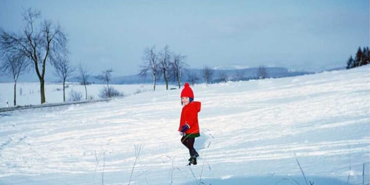 First rule for surviving Michigan winter? A daily walk with my kids