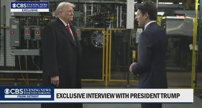 Liberal Journalists LOSE THEIR NOODLES Over CBS’s Dokoupil Interviewing Trump