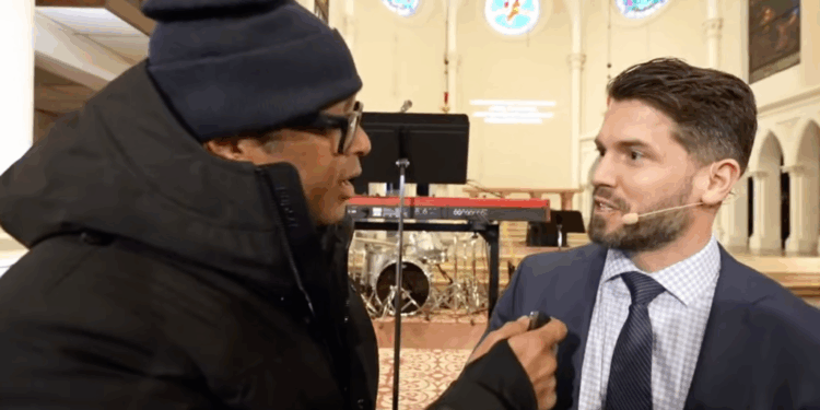 Don Lemon and Domestic Terror Pals Invade Church Service