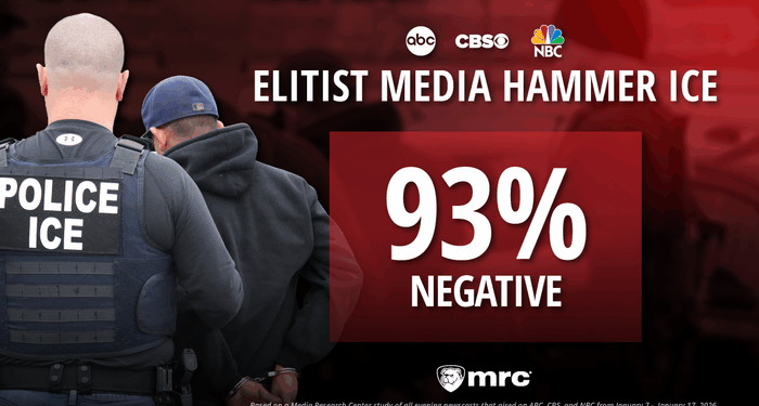ABC, CBS, NBC Hammer ICE With 93% Negative Coverage
