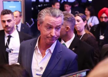 'Have some godd**n balls': Newsom posts bizarre meltdown video about Trump from Davos