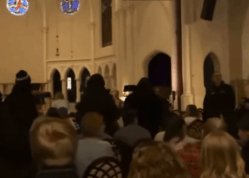 Disrupting a Church Service is Not 'First Amendment' Activity