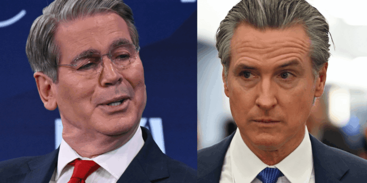 Scott Bessent slaps down Newsom at Davos: 'He's here with his billionaire sugar daddy, Alex Soros'