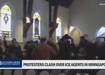 CBS Has Spent Only 13 Seconds on Anti-ICE Mob Storming Church