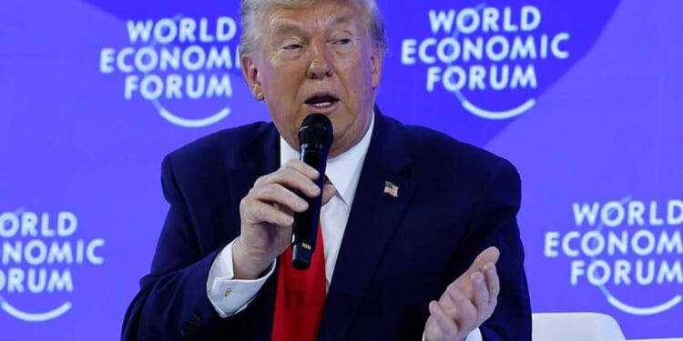 Pressed on Greenland, Trump tells Davos the US has weapons he 'can't even talk about'