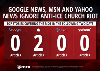 Google News, MSN and Yahoo News Ignore Anti-ICE Church Riot