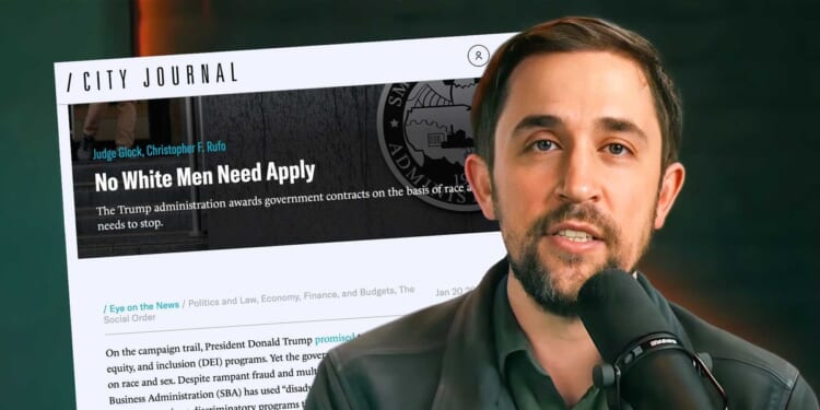 Christopher Rufo drops bombshell report on $26B ‘No White Men’ program — Trump SBA issues quick response