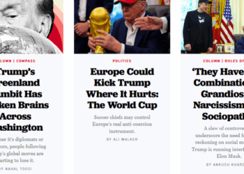 Politico's Red Hot Trump Hate Illustrated by ALL Their Featured Magazine Stories