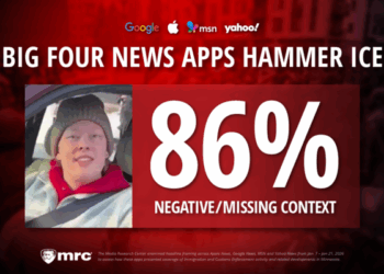 Big Four News Apps’ Minn. ICE Coverage 86% Negative or Missing Context