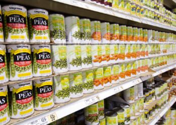 Food in grocery store