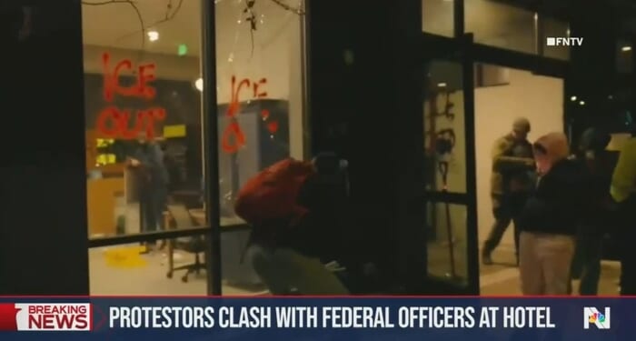 ABC, CBS OMIT Hotel Assault by Minneapolis Insurrectionist Mob