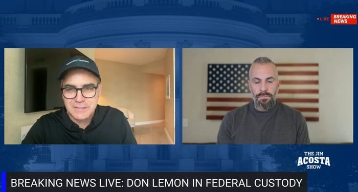 Acosta, Lemon Podcasts Lob 'Fascist' And 'Nazi' Insults After Lemon's Arrest