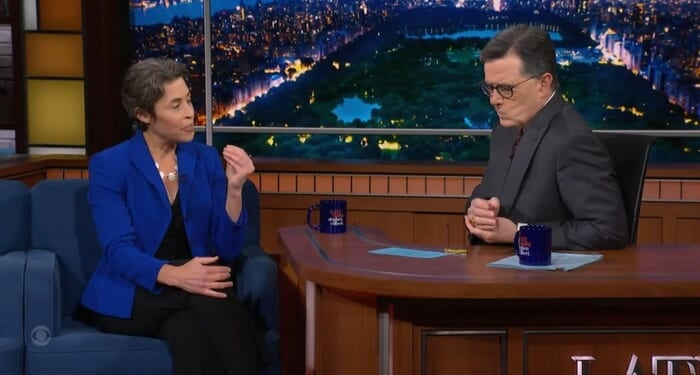 Colbert Tees Up Guest To Promote General Strike To Oppose ICE