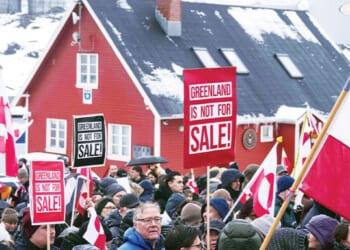 Danish veterans protest outside US Embassy over Trump administration’s Greenland plans