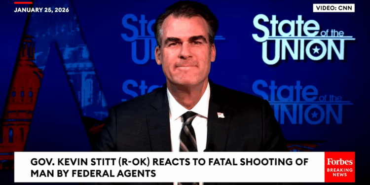 Republican Gov. Kevin Stitt on CNN.