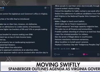Flurry of Radical Bills Put Forth by Unleashed Virginia Democrats