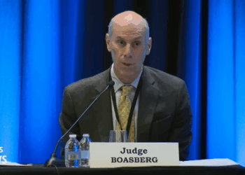 James Boasberg speaking at a conference.
