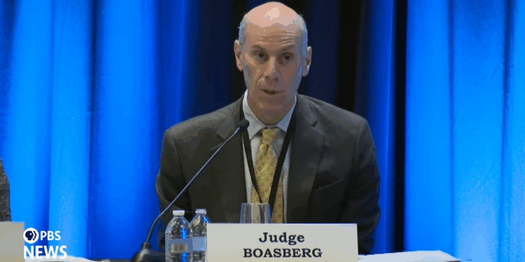 James Boasberg speaking at a conference.