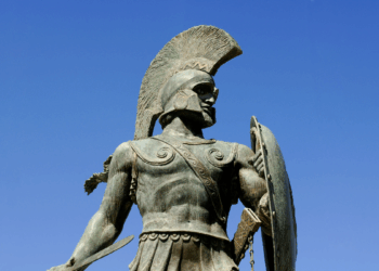 Spartan statue