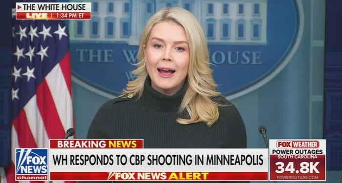 Leavitt Asks WH Press If They Would Like Being Harassed Like Feds in Minneapolis