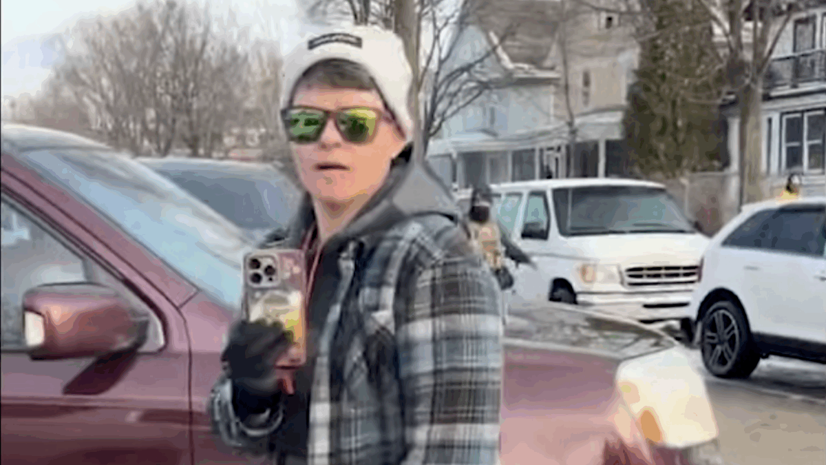 ICE protester renee good's partner films with phone