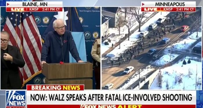 MN Gov. Walz Threatens to Use National Guard Against Federal Government