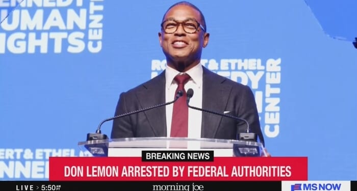 MS NOW Compares U.S. To 'Russia, China, Turkey' After Lemon Arrest