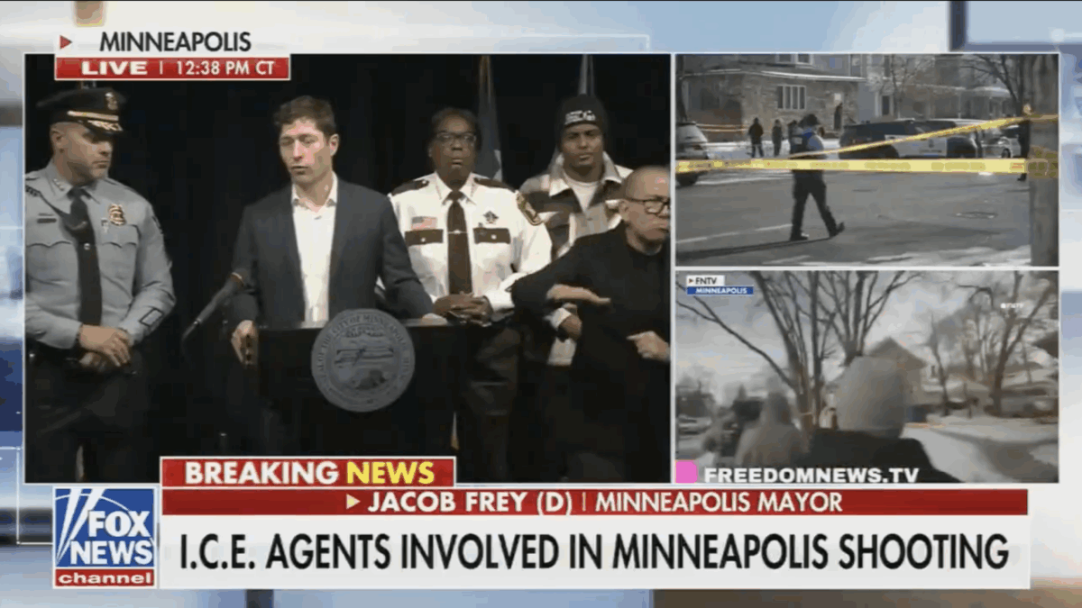 Minneapolis Mayor Jacob Frey maligns ICE agents