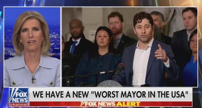 Minneapolis Mayor Frey Is 'Worst Mayor In USA' Says Fox's Laura Ingraham