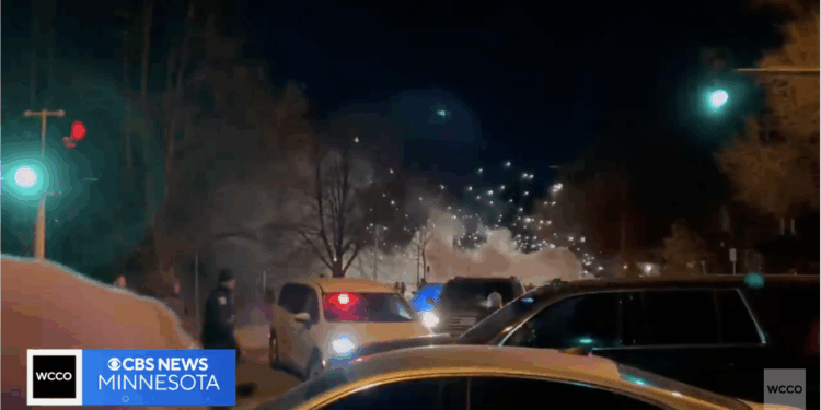 Anti-Ice agitators smash up federal law enforcement vehicles in Minneapolis.