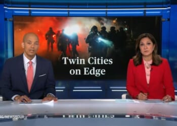PBS News Hour Downplays Minneapolis Mob Violence, Church Invasion