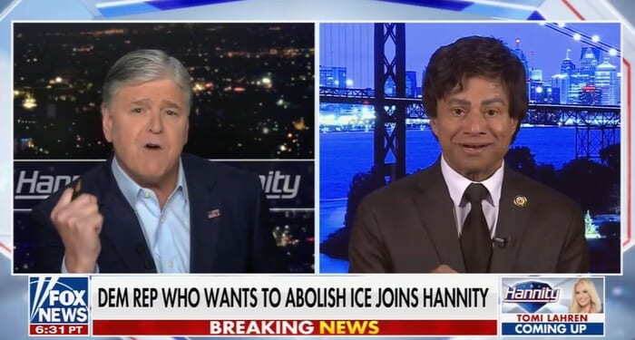 Sean Hannity's Heated Confrontation With Dem Congressman Shri Thanedar