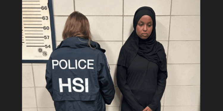 Somali radical accused of sickening salivary assault on federal agents after bizarre 'bananas with rice' speech