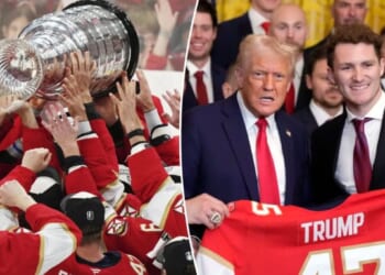 Stanley Cup champions Florida Panthers honored at the White House
