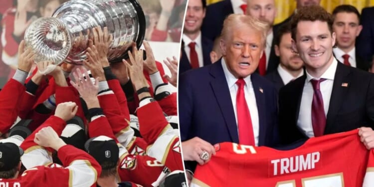 Stanley Cup champions Florida Panthers honored at the White House