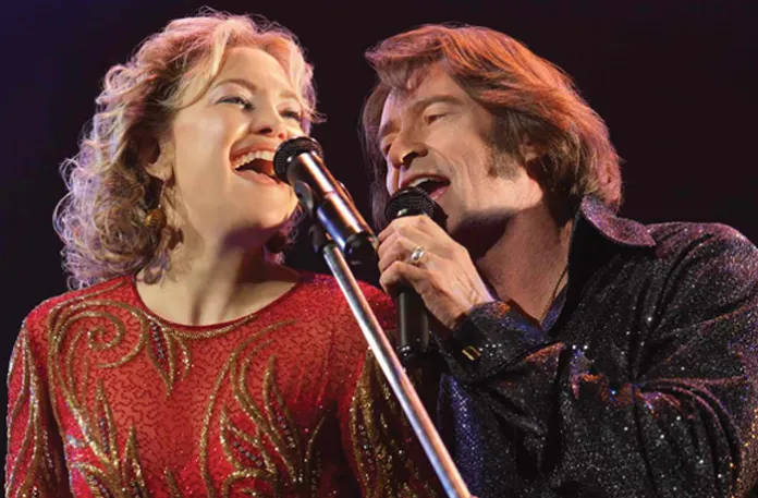 Kate Hudson and Hugh Jackman in Song Sung Blue. (Courtesy of Focus Features)