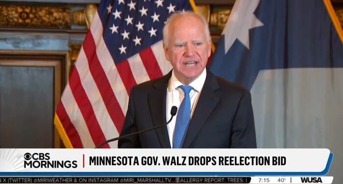 Tim Walz Personifies Democrats’ Decline