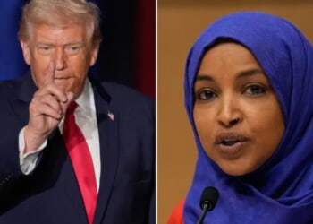 Trump waves off Ilhan Omar attack: 'Probably had herself sprayed'
