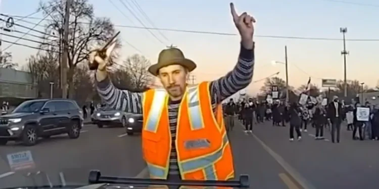 'What a clown': Amid claims that state trooper hit anti-ICE protester with cruiser in middle of road, cops bring the receipts