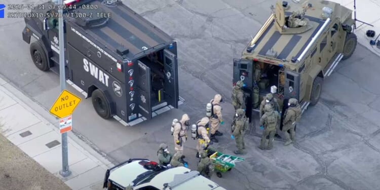 Another CCP bio bust? Hazmat and SWAT teams raid Las Vegas house linked to COVID, Ebola lab.