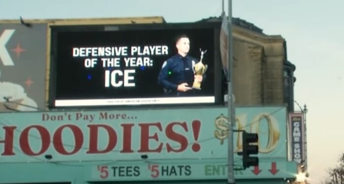 Football-Themed, Pro-Ice Billboards Appear in San Fran Pre-Super Bowl